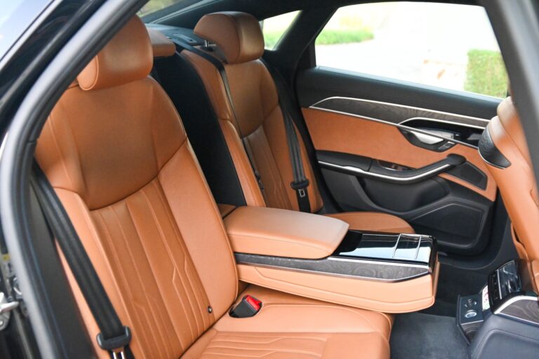 Audi A8 Executive Interior best for Dubai chauffeur services