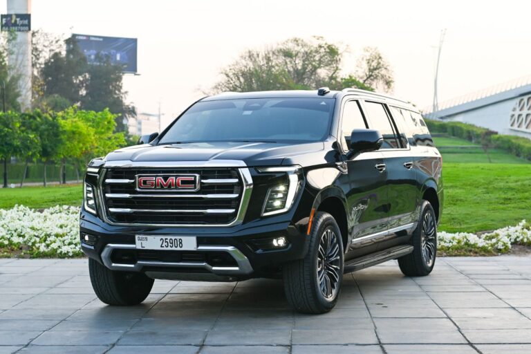 GMC Yukon with driver in Dubai