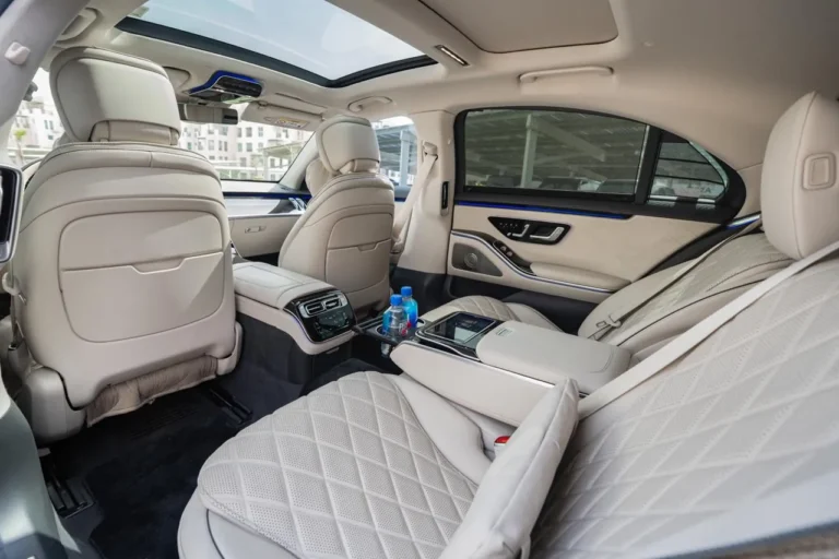Mercedes S Class rear room - Ali Chauffeur