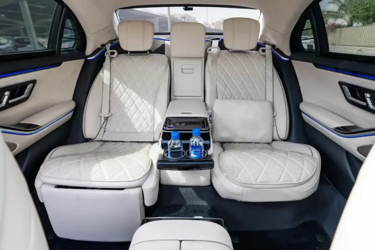 Mercedes S Class rear seats - Ali Chauffeur