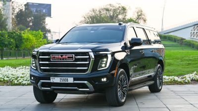 GMC Yukon with driver in Dubai